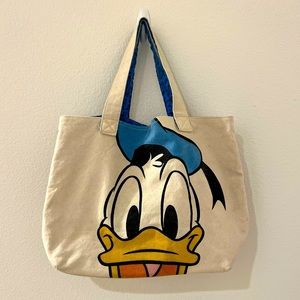 Donald Duck Canvas Tote Bag